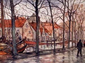 The Harbour, the Hague, 1904