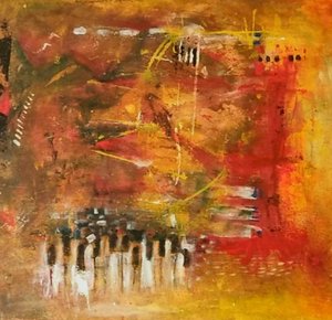Vibrant City Crowd by Nico Phooko