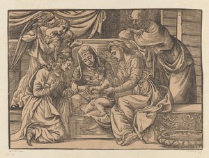Mystical Marriage of Saint Catherine by Nicolò Boldrini