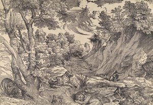 St. Jerome in the Wilderness by Nicolò Boldrini.