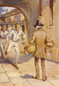 There was a rush of small boys upon the little pale-faced man by Nicol Laidlaw