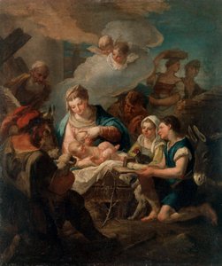 The Adoration of the Christ Child by Nicola Grassi