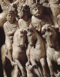 The Journey of the Magi (Detail) by Nicola Pisano