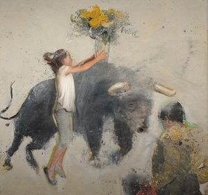 Bull with Rosa
