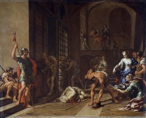 The beheading of Saint John Baptist by Nicola Vaccaro