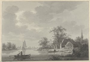 The Village of Capelle aan de IJssel by Nicolaas Wicart