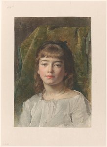 Portrait of an Unknown Girl by Nicolaas van der Waay
