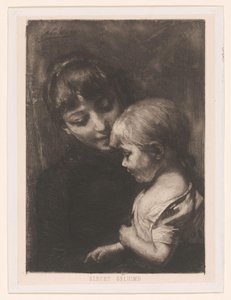 Woman with Child (Bad Mood) by Nicolaas van der Waay