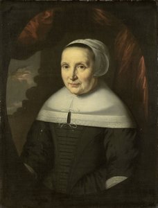 Portrait of Aeltje Denijs by Nicolaes (follower of) Maes