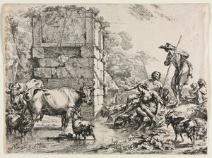 The Cow Drinking