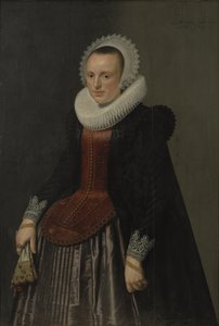 Portrait of a Lady by Nicolaes Eliasz. Pickenoy