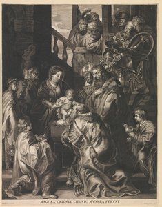 Adoration of the Magi (Magi Ex Oriente Christo Munera Ferunt)
