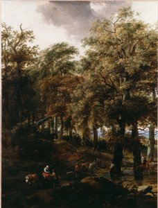 A Road through a Wood by Nicolaes Pietersz. Berchem