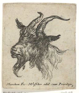 Head of a Goat (Animals series)