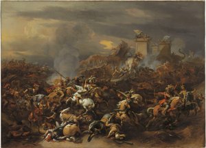 The Battle between Alexander and Porus