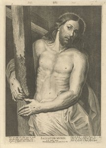 Christ with the Cross (Christ and Thirteen Apostles)