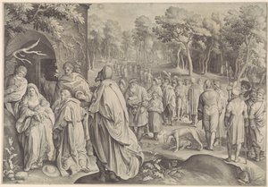 Adoration of the Magi by Nicolaes de Bruyn