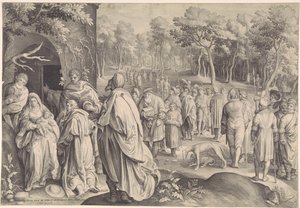 Adoration of the Magi by Nicolaes de Bruyn