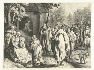 Adoration of the Magi by Nicolaes de Bruyn