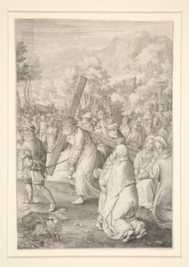 Christ Bearing the Cross (Passion Series) by Nicolaes de Bruyn