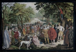 The Preaching of John the Baptist on the Banks of the Jordan