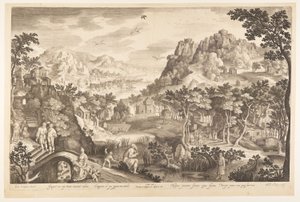 Hosea and the Prostitute Gomer by Nicolaes de Bruyn