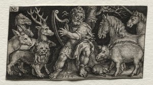 Orpheus Charming the Animals by Nicolaes de Bruyn