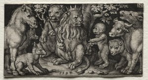 The King of Beasts by Nicolaes de Bruyn