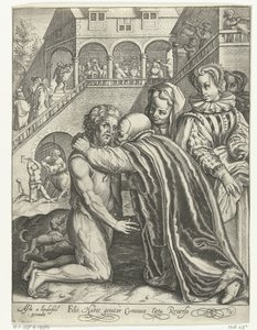 Return of the Prodigal Son by Nicolaes de Bruyn