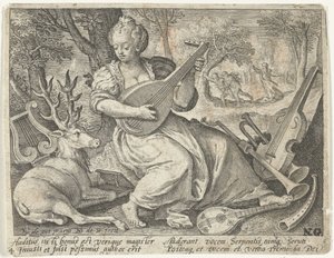 Sense of Hearing (Five Senses) by Nicolaes de Bruyn