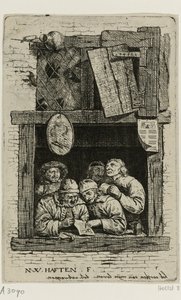 Five Singers in an Open Window: The Rhetoricians by Nicolaes van Haeften