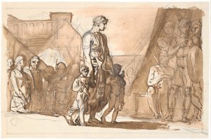 Hippias Leaving Athens with His Children