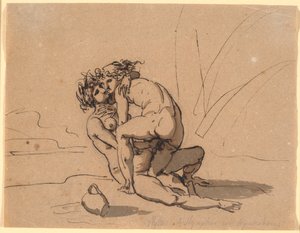 Hylas Caressed by the Nymph by Nicolai Abildgaard
