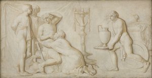 King Priam Pleading with Achilles for the Corpse of Hector by Nicolai Abildgaard