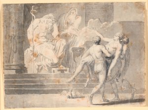 Offering to Aesculapius by Nicolai Abildgaard