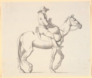The Ragman on Horseback Collecting Dead Cats from the Streets by Nicolai Abildgaard
