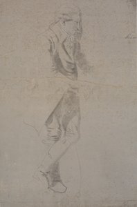 Standing Gentleman in Costume from ca. 1770. Struensee?