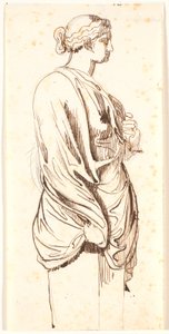 Study of a Female Herm in Profile by Nicolai Abildgaard