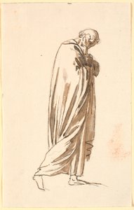 Study for the Figure Furthest to the Left on Td 540,29 by Nicolai Abildgaard