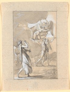 The Expulsion from Paradise by Nicolai Abildgaard