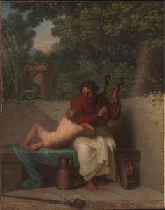 The Greek Poet Anacreon and Bathyll
