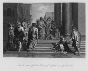 The Lame Man Healed by Peter and John, Acts III, 6