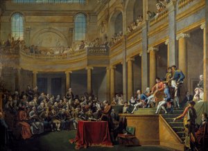 Consulate of the Cisalpine Republic United in Comitia at Lyon, 1808 by Nicolas Andre Monsiau