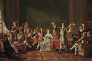 Molière Reading Tartuffe at the Home of Ninon de Lenclos