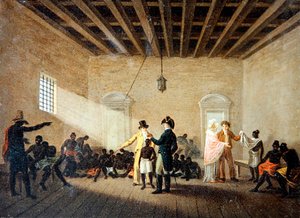 An Interior with Slave Traders