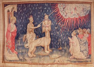 The Beast of the Earth Makes Fire Fall from the Sky (from the Apocalypse Tapestry of Angers)