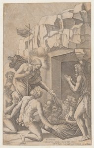 Christ in Limbo, after Raphael, 1541