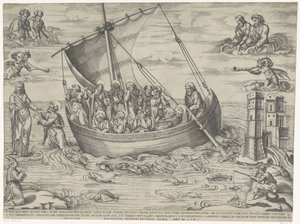 Calling of Peter by Nicolas Beatrizet