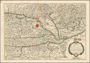 1663 Map of Upper and Lower Hungary, Transylvania, Slovenia, Croatia and Dalmatia, Published by Nicolas Berey by Nicolas Berey