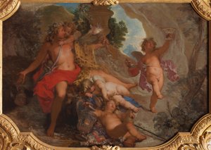 Bacchus with Four Putti